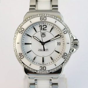 TAG HEUER WOMENS FORMULA 1 SWISS QUARTZ DIAMOND